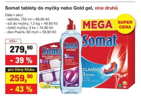 Leštidlo do myčky Somat