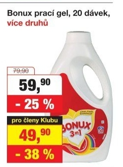 Prací gel Bonux