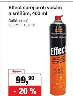 Sprej proti vosám a sršňům Effect