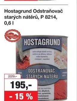 Odstraňovač starých nátěrů Hostagrund