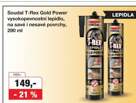 Lepidlo Gold Power T-Rex Soudal