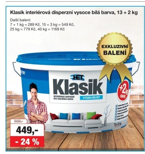 Interiérová barva Het Klasik