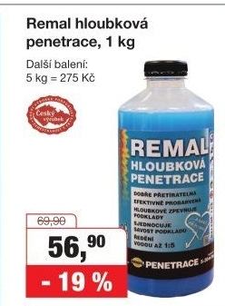 Hloubková penetrace Remal