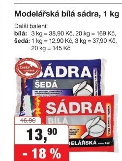 Sádra Barvy a laky Hostivař
