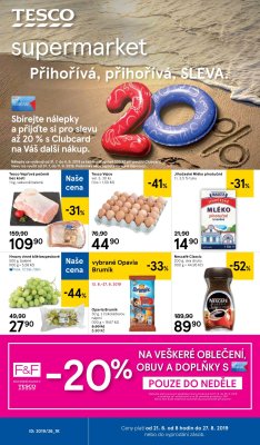 akční leták Tesco 21.8.2019-27.8.2019