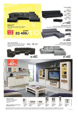 akční leták Sconto nábytek 21.8.2019-3.9.2019