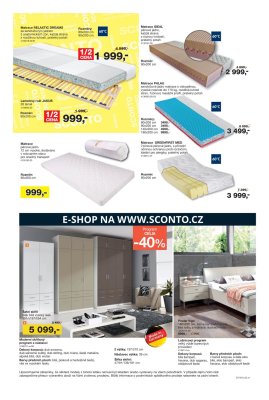 akční leták Sconto nábytek 21.8.2019-3.9.2019