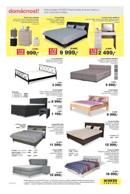 akční leták Sconto nábytek 21.8.2019-3.9.2019