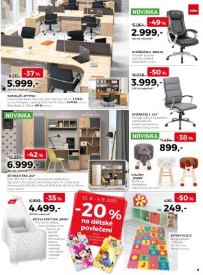 akční leták Kika nábytek 22.8.2019-4.9.2019