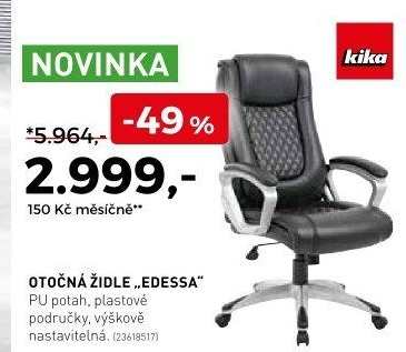 Otočná židle Edessa
