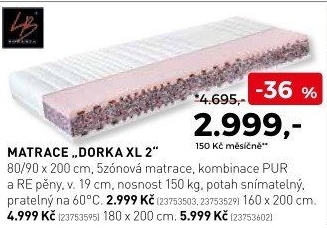 Matrace Dorka XL 2