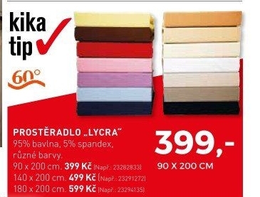 Prostěradlo LYCRA