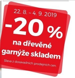 ´-20% na dřevěné garnýže