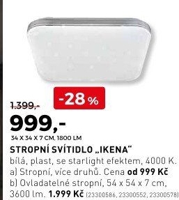 Stropní svítidlo Ikena