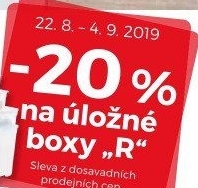 ´-20% na úložné boxy R
