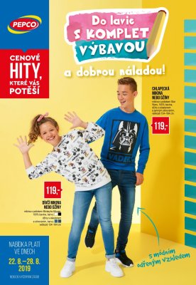 akční leták PEPCO 22.8.2019-28.8.2019