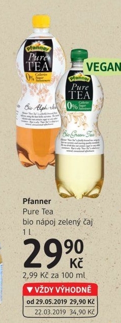 Ledový čaj Pure Pfanner