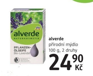 Tuhé mýdlo z rostlinných olejů Alverde