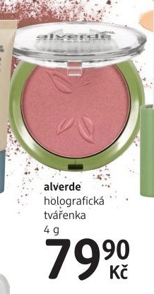 Tvářenka holografická Alverde