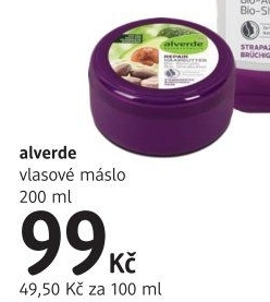 Máslo na vlasy regenerační Alverde