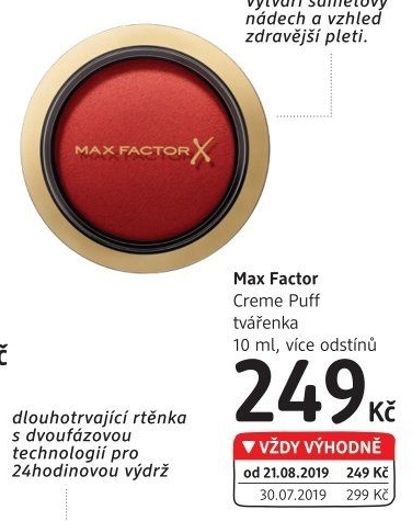 Tvářenka Creme Puff Max Factor