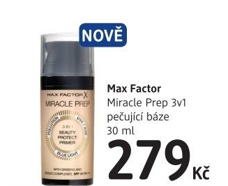Pečující báze 3v1 Miracle Prep Max Factor
