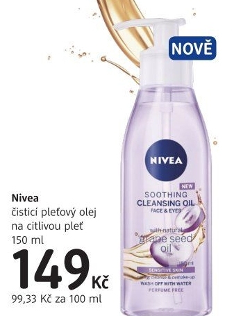 Pleťový olej čistící Nivea