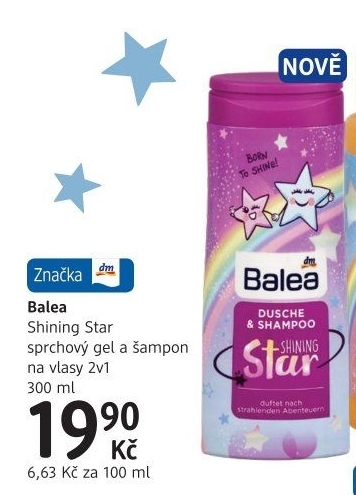 Šampon a sprchový gel 2v1 dětský Balea