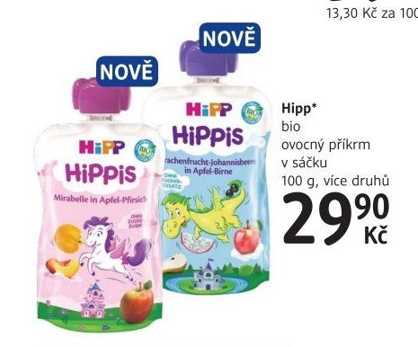 Ovocný příkrm Do ručičky Hippis Bio HiPP