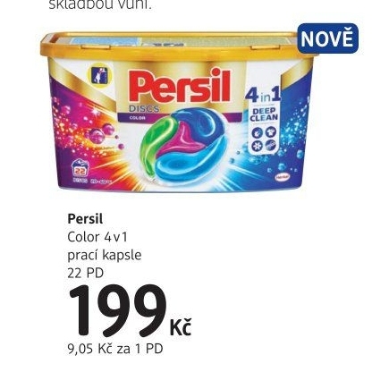 Prací kapsle Discs 4v1 Persil