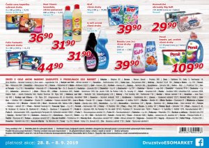 akční leták ESO MARKET 28.8.2019-8.9.2019