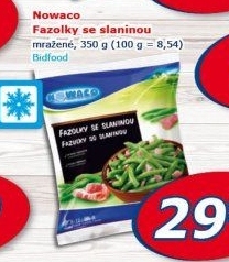 Fazolky se slaninou mražené Nowaco