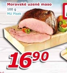 Moravské maso uzené Maso uzeniny Písek