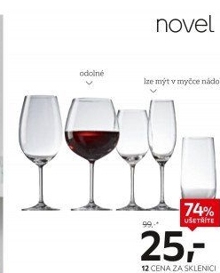 SKLENICE NA ČERVENÉ VÍNO