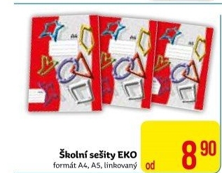 Školní sešit A4