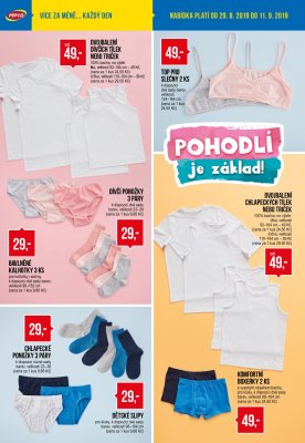 akční leták PEPCO 29.8.2019-11.9.2019