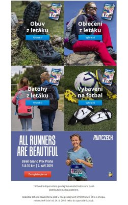 akční leták Sportisimo 29.8.2019-3.9.2019