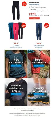 akční leták Sportisimo 27.8.2019-1.9.2019