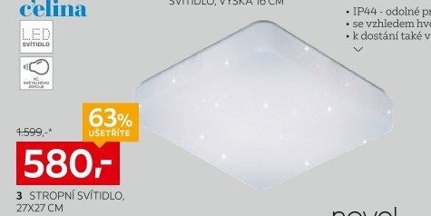 KOUPELNOVÉ STROPNÍ SVÍTIDLO