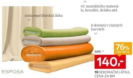 LÁTKA DEKORAČNÍ