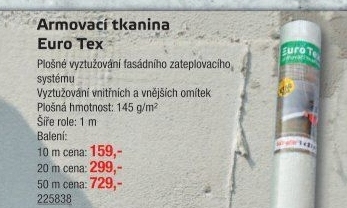 Armovací tkanina Euro Tex Den Braven
