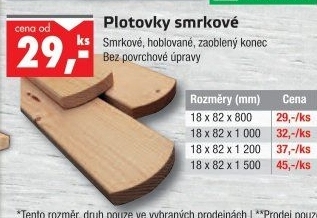 Dřevěná plotovka