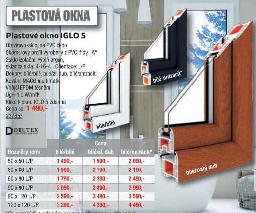 Plastové okno Iglo