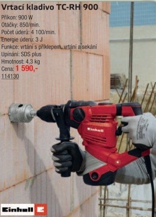 Vrtací kladivo Einhell TC-RH 900