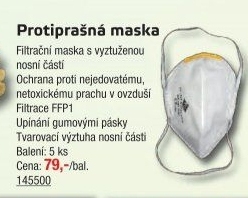 Protiprašná maska Compass