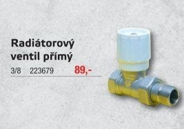 Radiátorový ventil Guvex