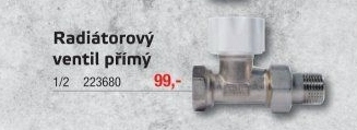 Radiátorový ventil Guvex