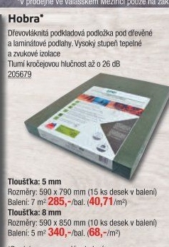 Izolační podložka Hobra Asko