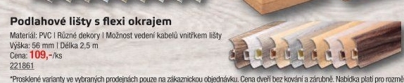 Lišta podlahová