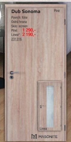 Interiérové dveře Masonite